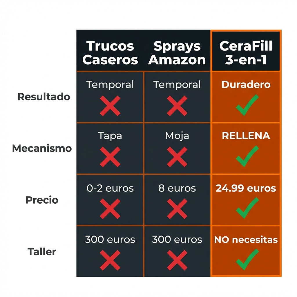 CeraFill 3-en-1 — Kit Reparador de Arañazos